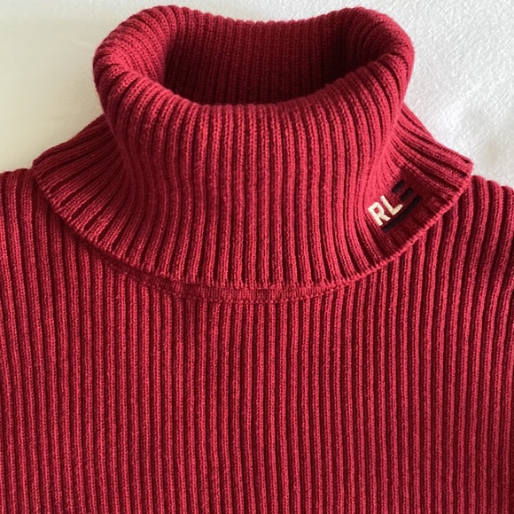 Ralph Lauren Other - Ralph Lauren Polo Jeans Co 100% cotton all over ribbed turtleneck neck logo